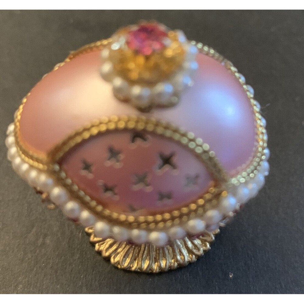 Quail Egg #9746 Pink Trinket Box - Picture 2 of 6